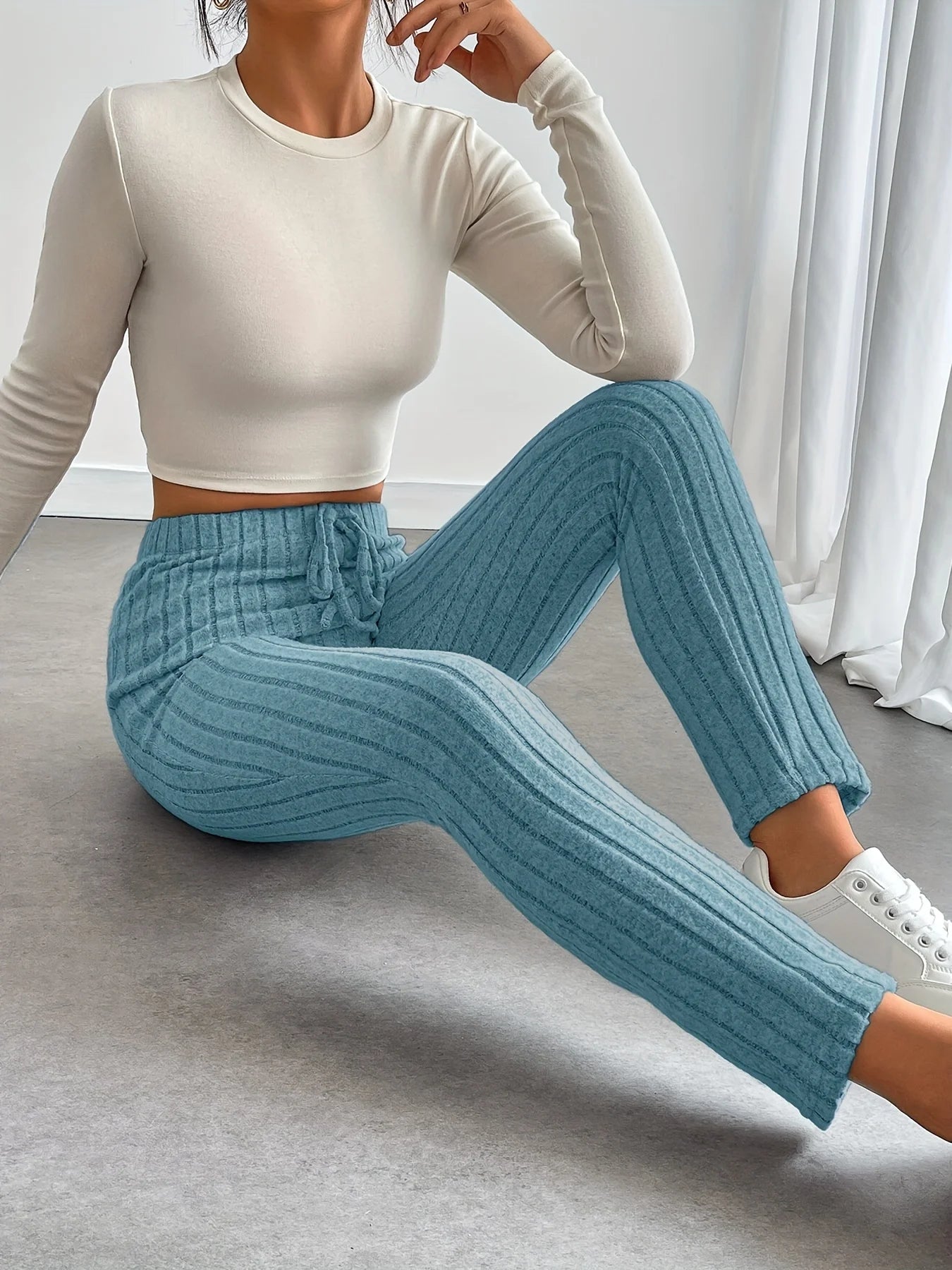 Elara Tailored Knit Pants