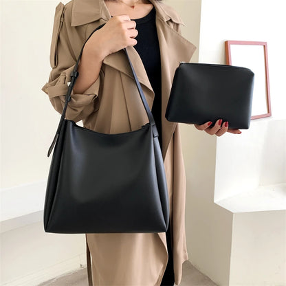 Leftside Leather Tote