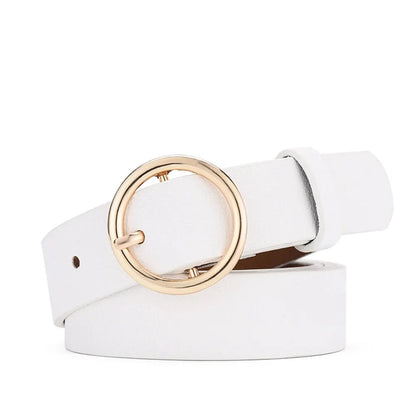 Ava Gold Button Belt