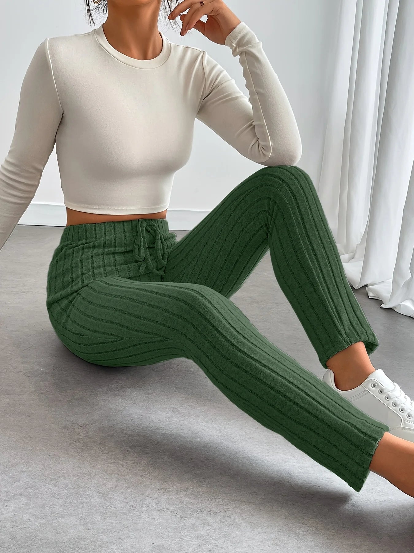 Elara Tailored Knit Pants