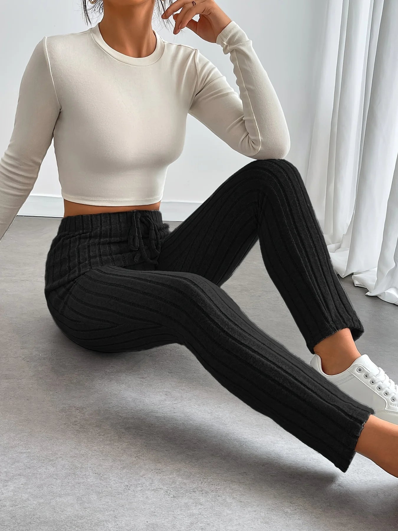 Elara Tailored Knit Pants