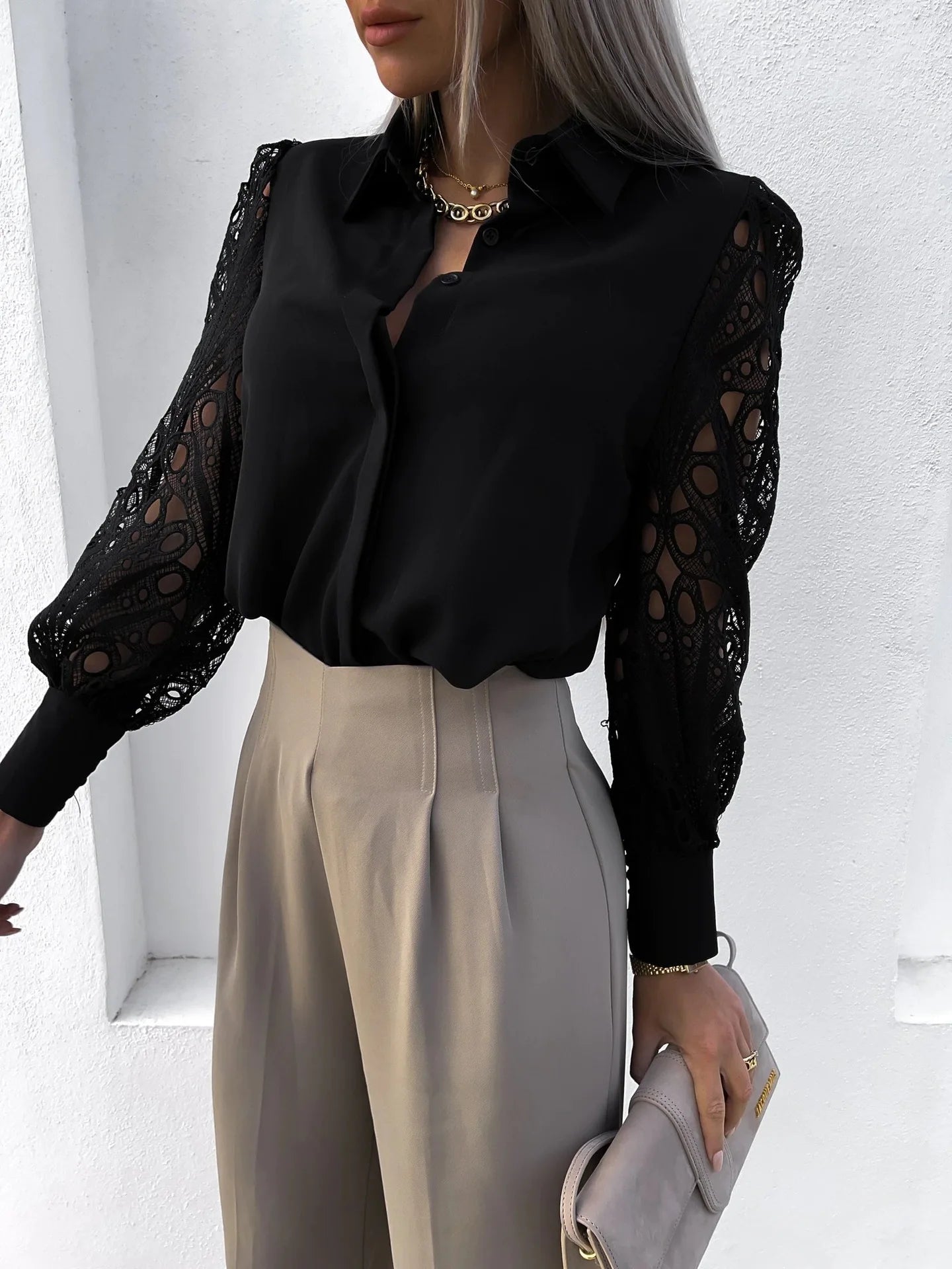 Elena Chiffon Blouse