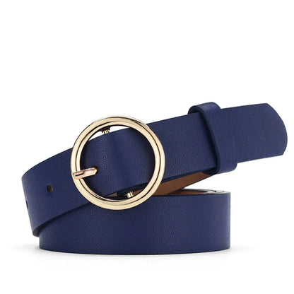 Ava Gold Button Belt