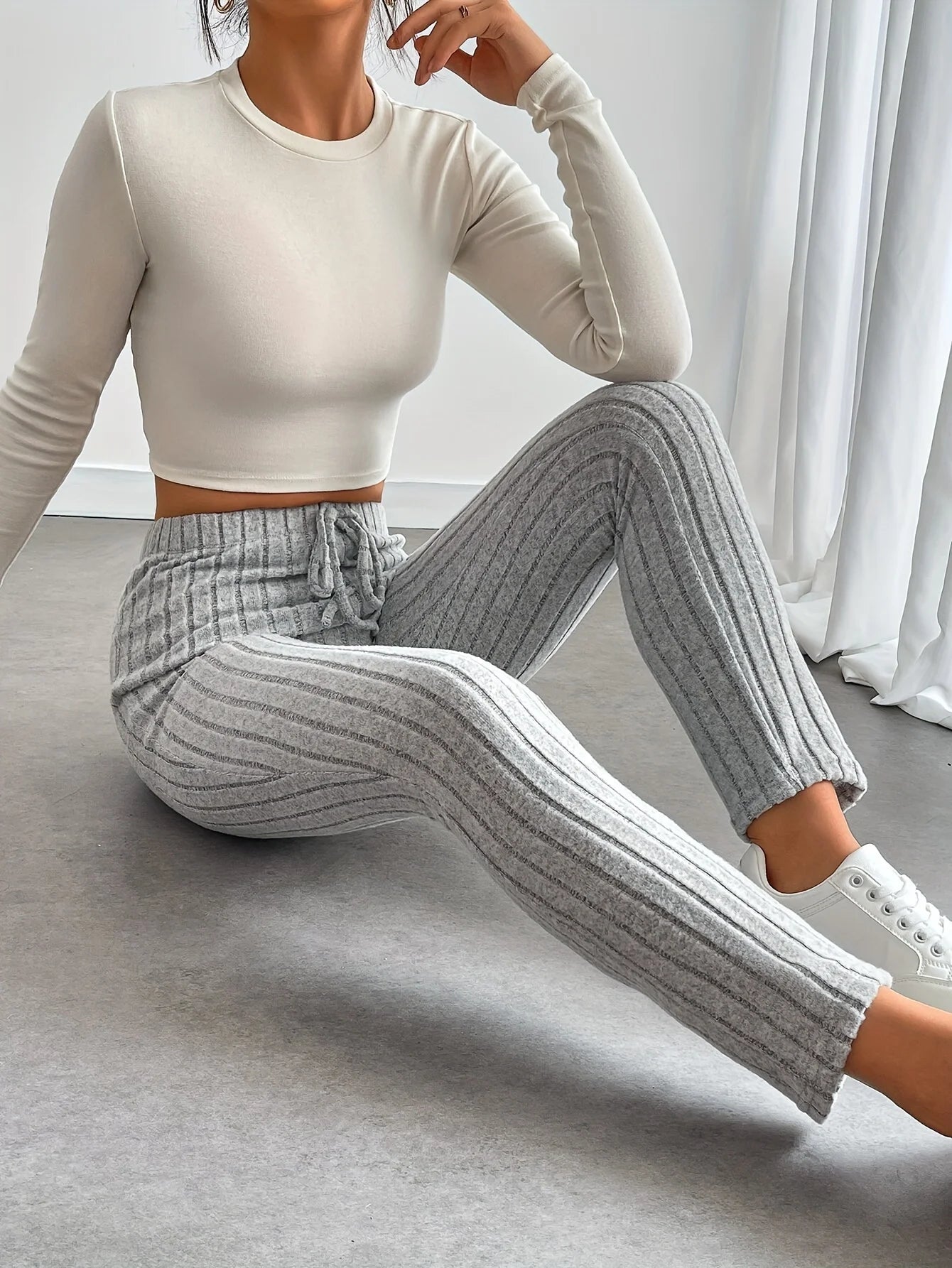 Elara Tailored Knit Pants