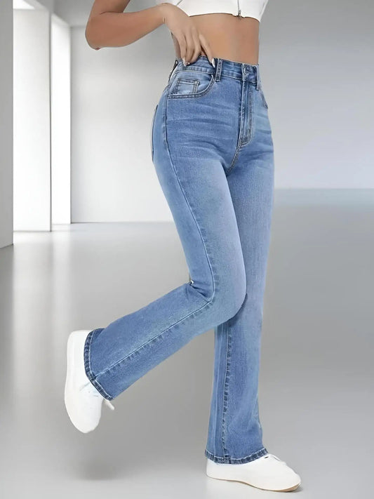 Elena High Waist Slim Fit Jeans